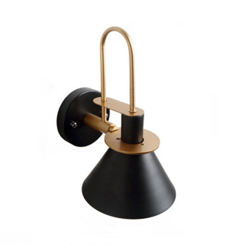 Macaroon Style Wall Mount Light Fixture Metal Colorful Sconce Light for Hotel Bedroom | Stornfield