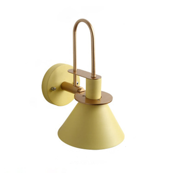 Macaroon Style Wall Mount Light Fixture Metal Colorful Sconce Light for Hotel Bedroom | Stornfield