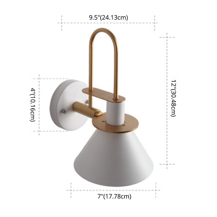 Macaroon Style Wall Mount Light Fixture Metal Colorful Sconce Light for Hotel Bedroom | Stornfield