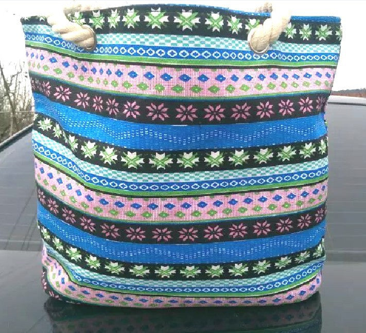 Trendy Shoulder Bag with Colorful Pattern Stornfield