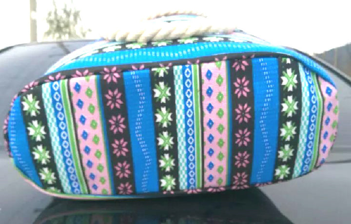 Trendy Shoulder Bag with Colorful Pattern Stornfield