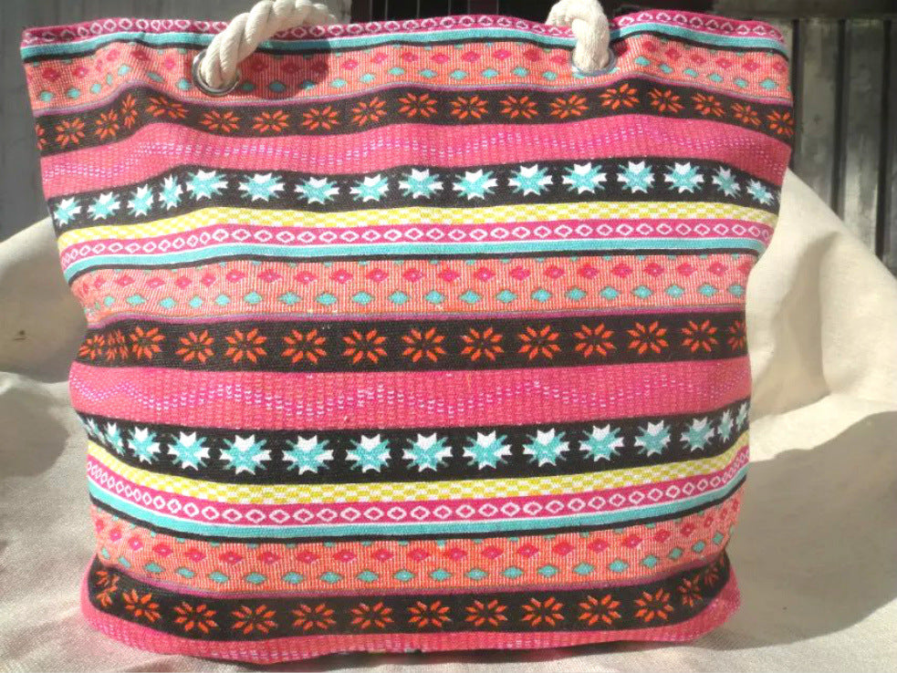Trendy Shoulder Bag with Colorful Pattern Stornfield