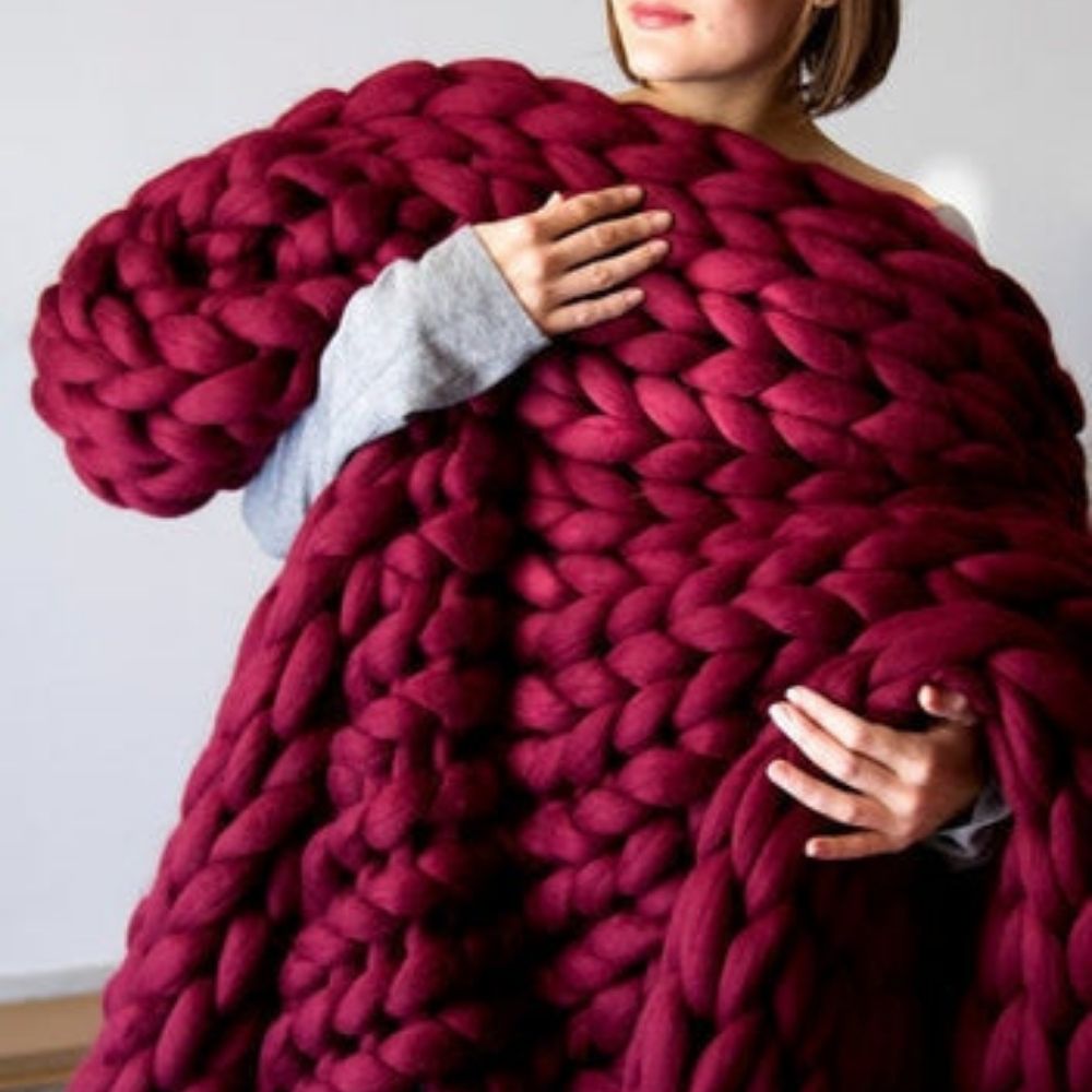 Knitted blanket Create warmth and comfort | Stornfield