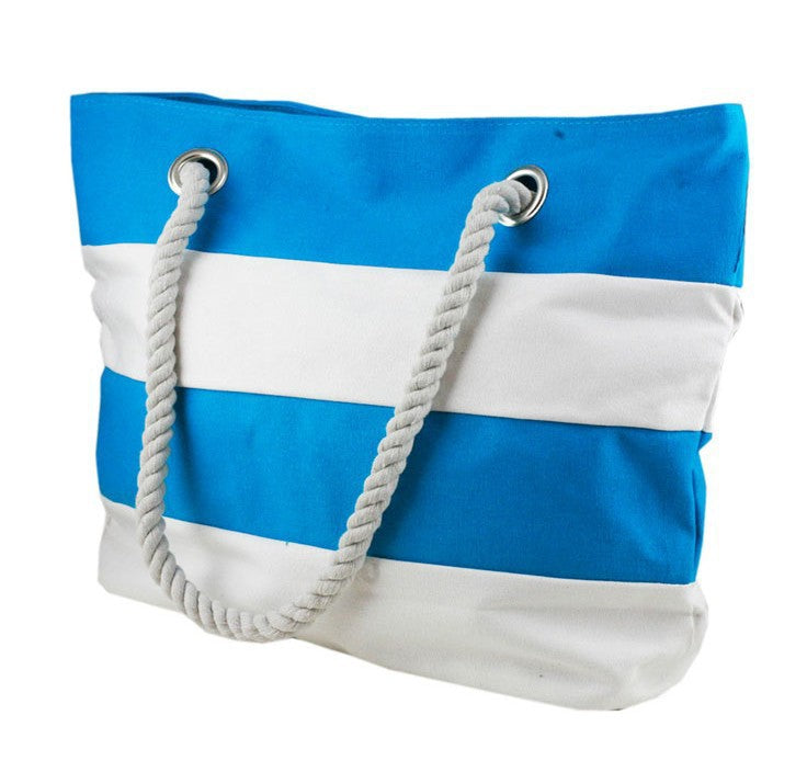 Stylish Beach Bag Made of Durable Canvas with Unique Rope Handle Stornfield
