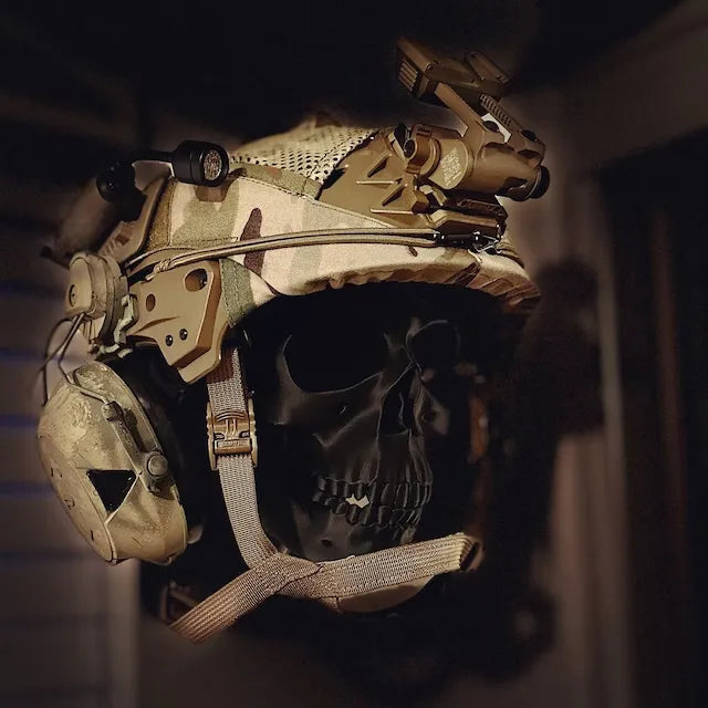 3D Skull Helmet Display Stand | Stornfield