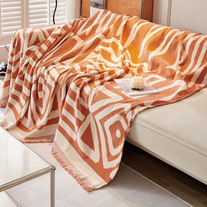 Geometric Boho Style Sofa Cover - Modern, Stylish & Durable Sofa Protection | Stornfield