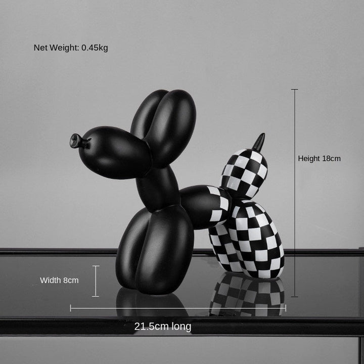 Stornfield | Black and White Balloon Dog