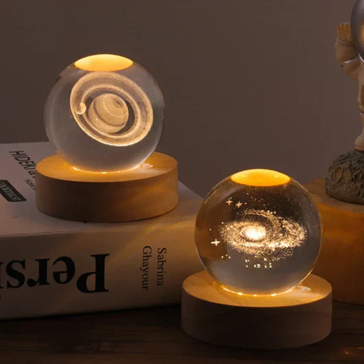 3D Engraved Crystal Sphere - Celestia | Stornfield