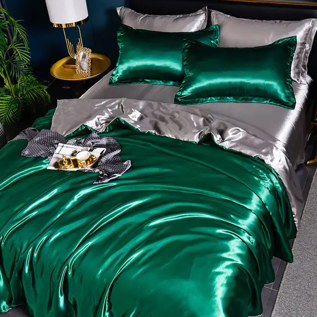 Luxurious Cooling Ice Silk Bedding Set | Stornfield