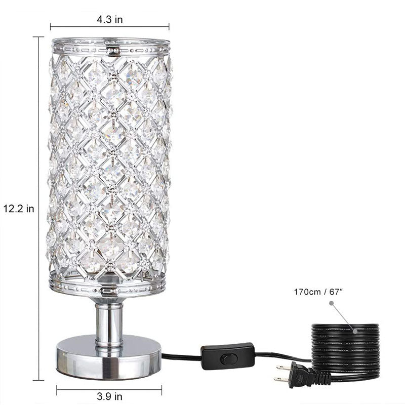 Modern Crystal Table Lamp | Stornfield