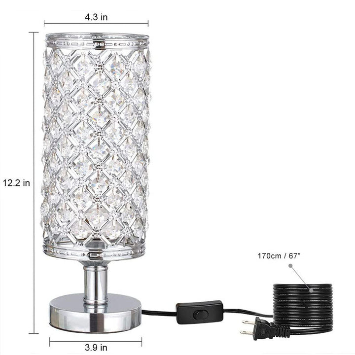 Modern Crystal Table Lamp | Stornfield