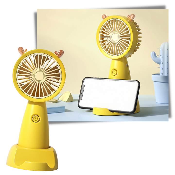 Mini USB Fan With Phone Holder | Stornfield
