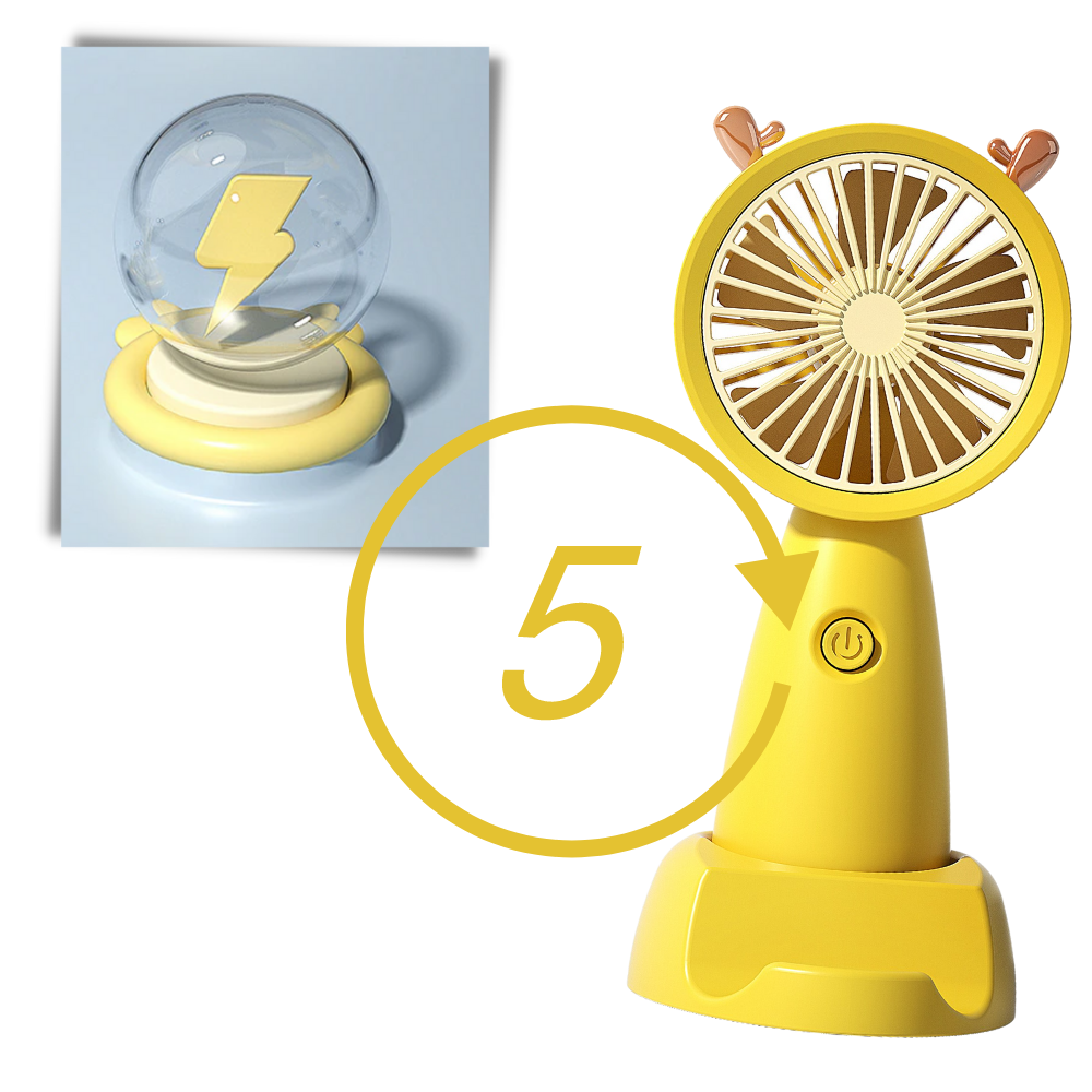 Mini USB Fan With Phone Holder | Stornfield