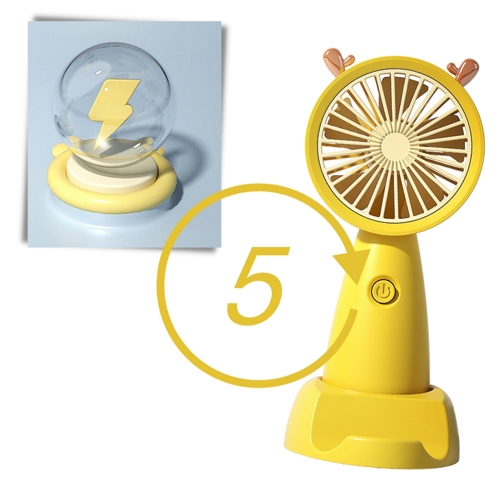 Mini USB Fan With Phone Holder | Stornfield