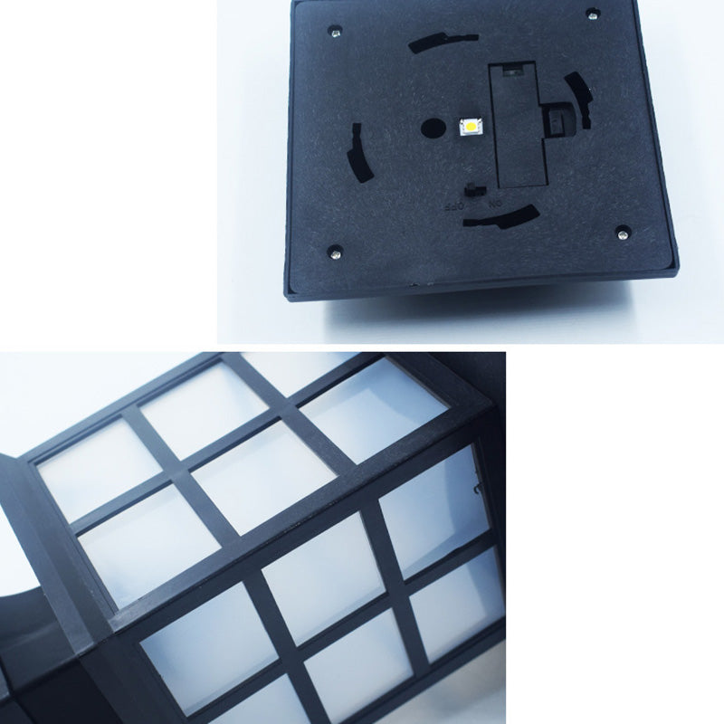 Traditional European Waterproof Solar ABS PC Plastic Rectangular LED Landscape Lighting For Garden | Stornfield