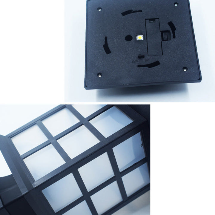 Traditional European Waterproof Solar ABS PC Plastic Rectangular LED Landscape Lighting For Garden | Stornfield