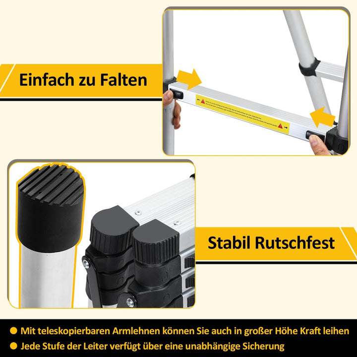 Telescoping ladder Folding ladder A-frame | Stornfield