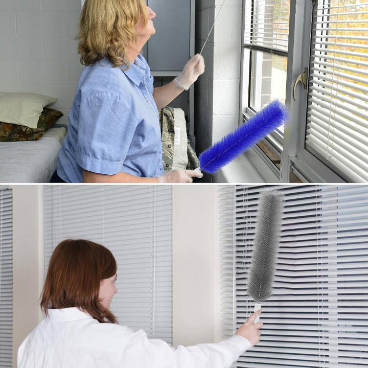 Flexible Microfiber Fan Duster Brushes – Reusable Cleaning Tools for Blades, Vents & Blinds Stornfield