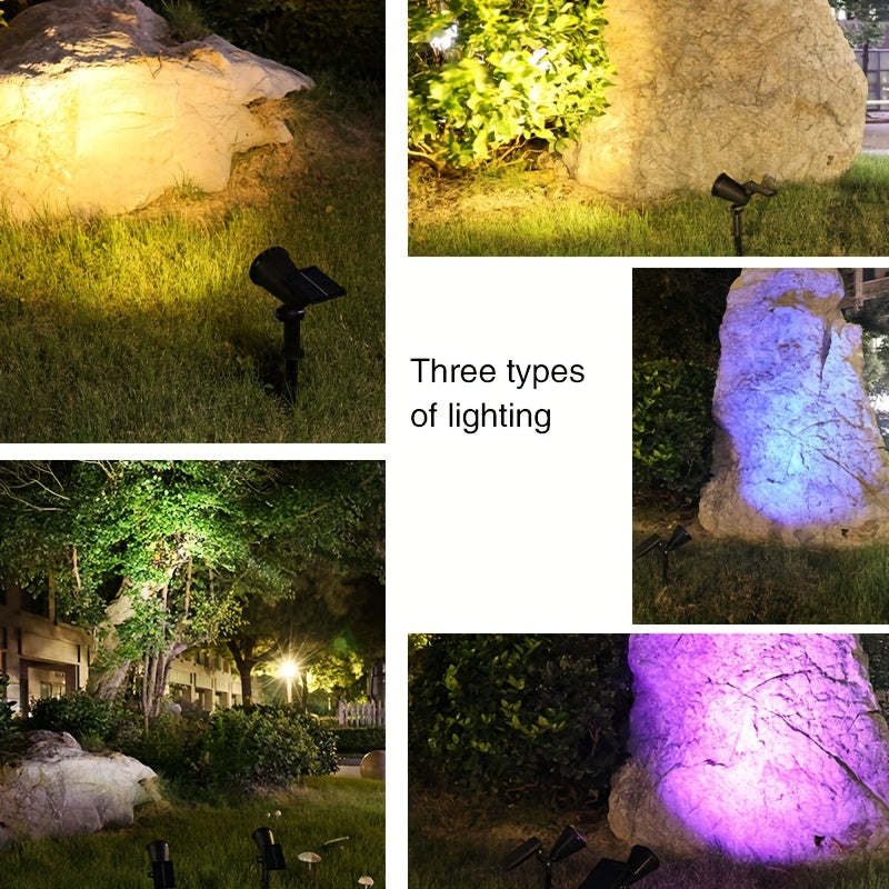 SolarLuxe Spotlight - Sustainable 9LED Garden Lighting | Stornfield