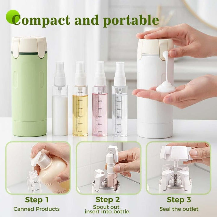 Stornfield 4-in-1 Travel Toiletry Dispenser