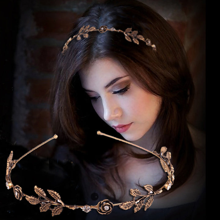 Ladies Elegant Headband with Luxurious Leaf Design Stornfield