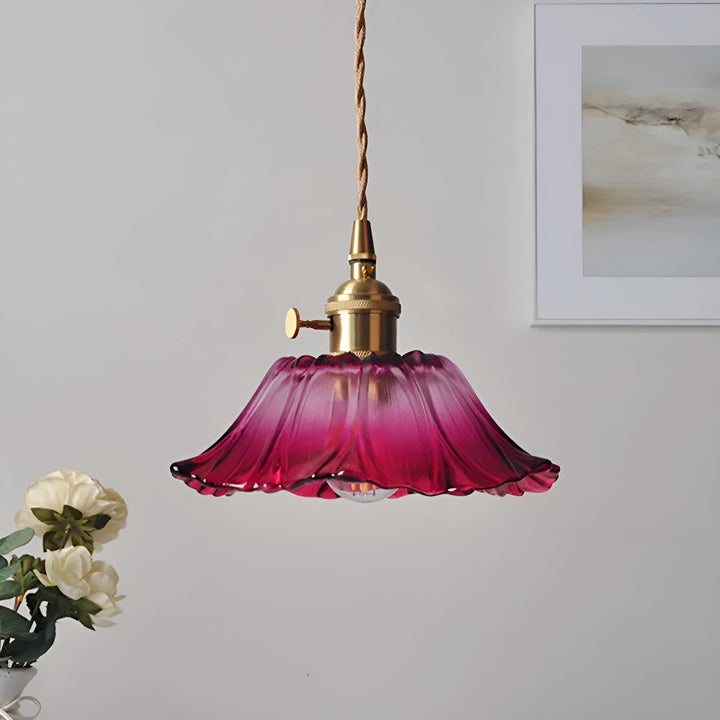 Hanging lamp with floral motif – Warm light & stylish design | For your home | Stornfield