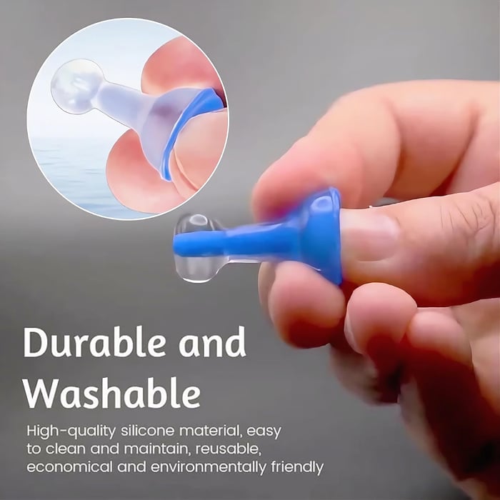 Stornfield | Reusable Inflatable Earplugs | Noise Cancelling & Waterproof | Medical Silicone | 35dB
