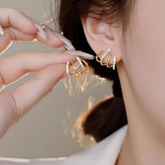 Stornfield | Women’s Twist Earrings | Lightweight Statement Jewelry | Hypoallergenic Finish