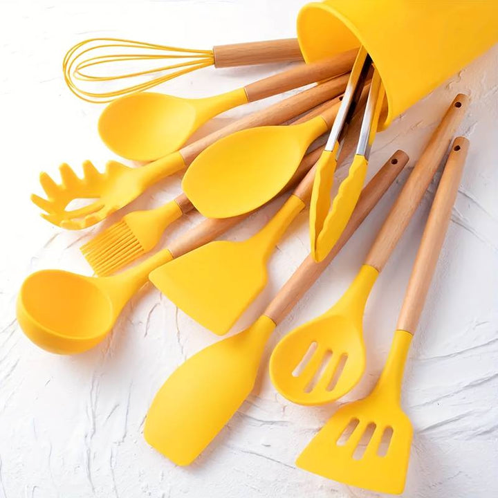 Stornfield | Silicone Cooking Utensil Set – Heat and Scratch Resistant