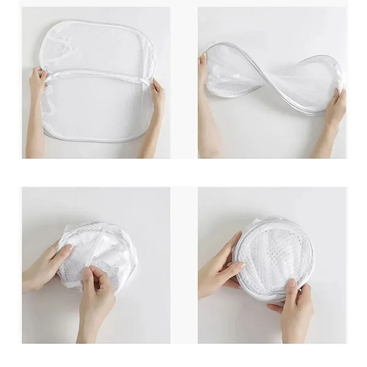 FlexMesh Collapsible Laundry Basket – Compact, Breathable & Portable Storage