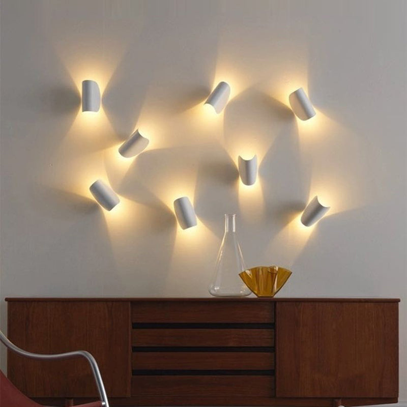 Stornfield | Eveline Modern Geometric 4 Colour LED Indoor/Outdoor Metal Wall Light