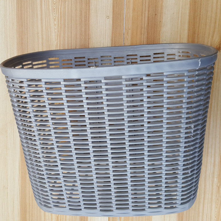 durable ventilated plastic laundry hamper with woven grid design Stornfield