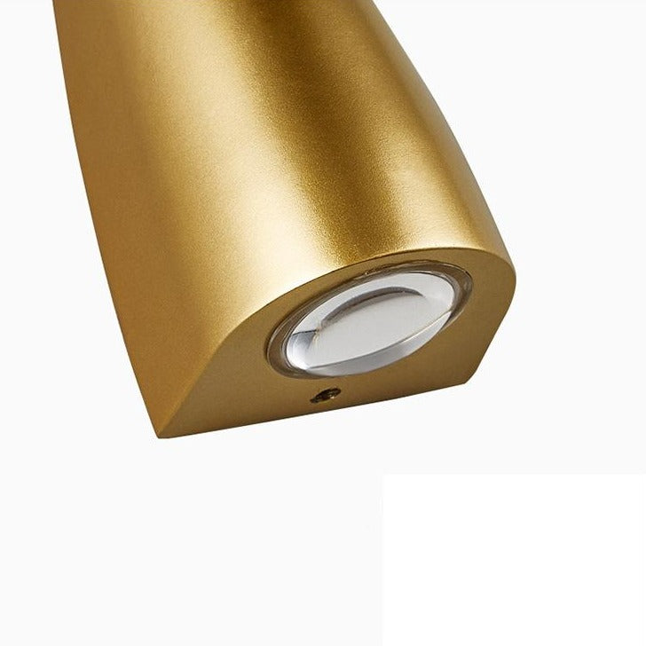 Stornfield | Modern Simple Long Horn 2-Light LED Indoor and Outdoor Wall Sconce