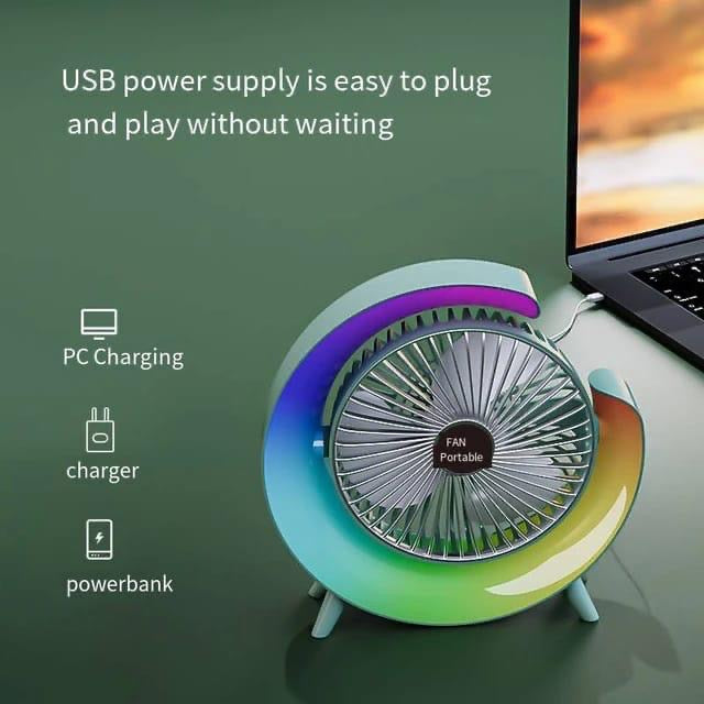 Fan Desktop Rechargeable 2:1 | Stornfield
