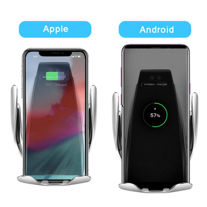 Wireless automatic mobile charger and holder for the car | Stornfield