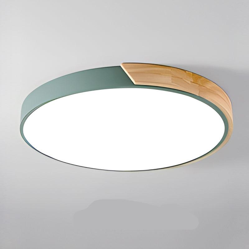 Stornfield | Macaroon Circular Wooden Pendant Light