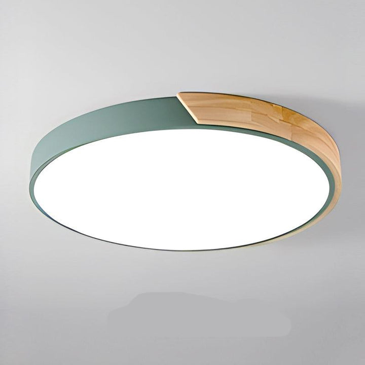 Stornfield | Scandinavian Circular LED Ceiling Light | Soft Illumination, Minimalist Design & Ideal for Bedrooms and Work Areas