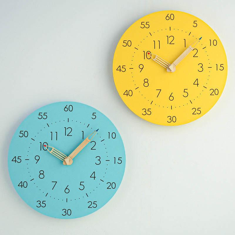 Stornfield | Learning Time Silent Wall Clock for Kids