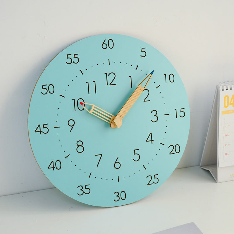 Stornfield | Learning Time Silent Wall Clock for Kids