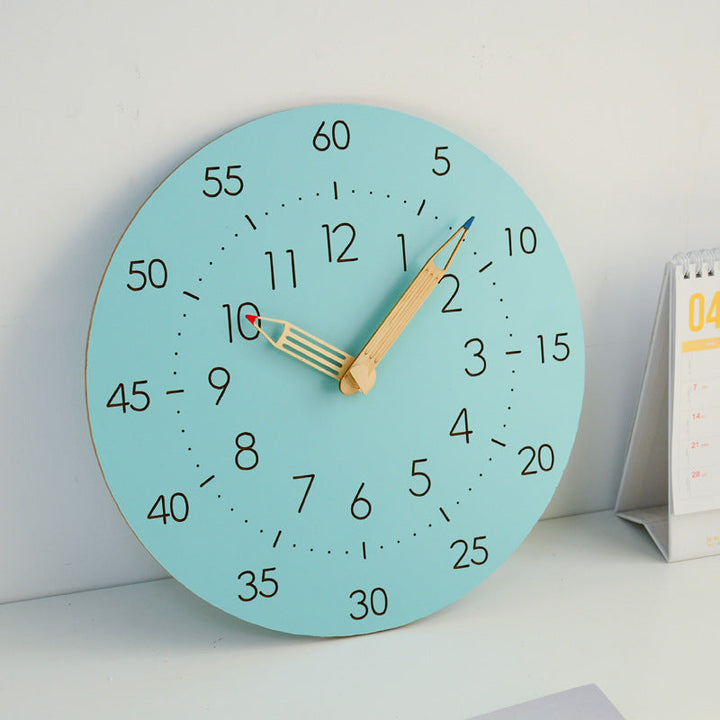 Stornfield | Learning Time Silent Wall Clock for Kids
