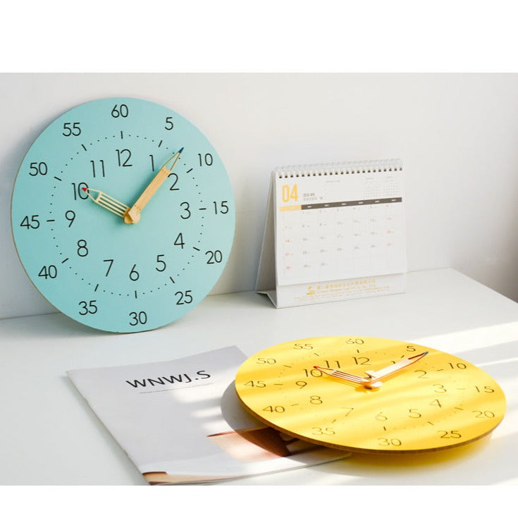 Stornfield | Learning Time Silent Wall Clock for Kids