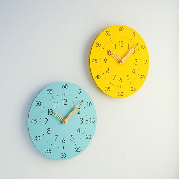 Stornfield | Learning Time Silent Wall Clock for Kids