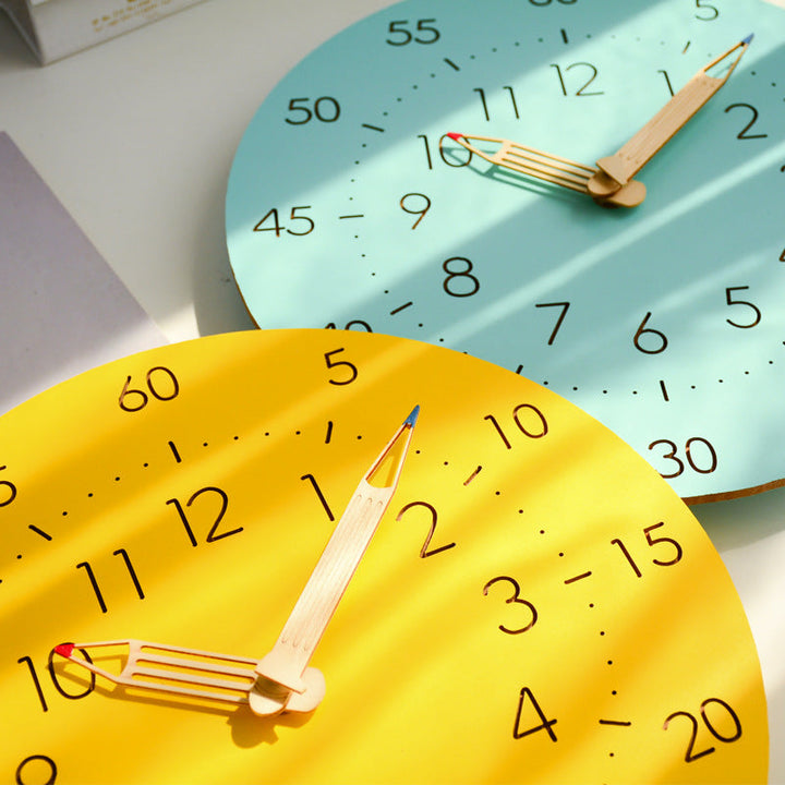 Stornfield | Learning Time Silent Wall Clock for Kids