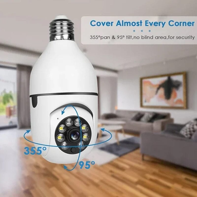 Wireless WiFi Light Bulb Security Camera | Stornfield