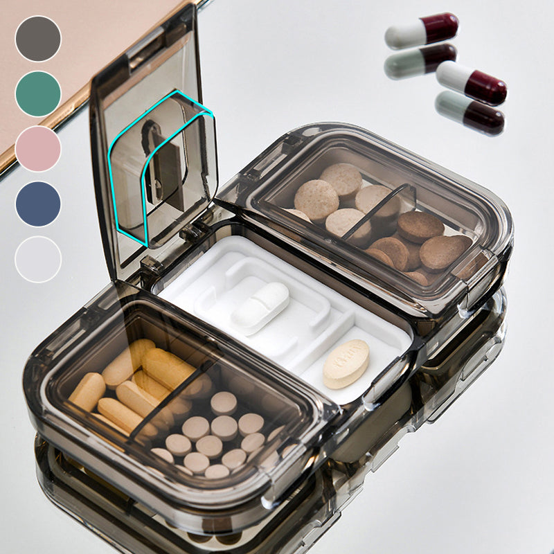 Rectangle Pill Case Organizer Container | Stornfield