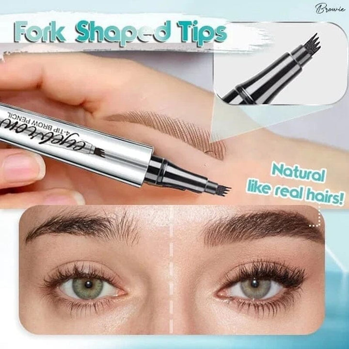 Stornfield | Waterproof 3D Microblading Eyebrow Pen with 4 Fork Tip Applicator