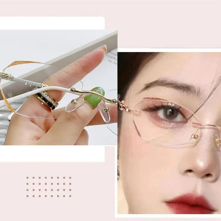 Stornfield | Fashionable Rimless Blue Light Blocking Reading Glasses