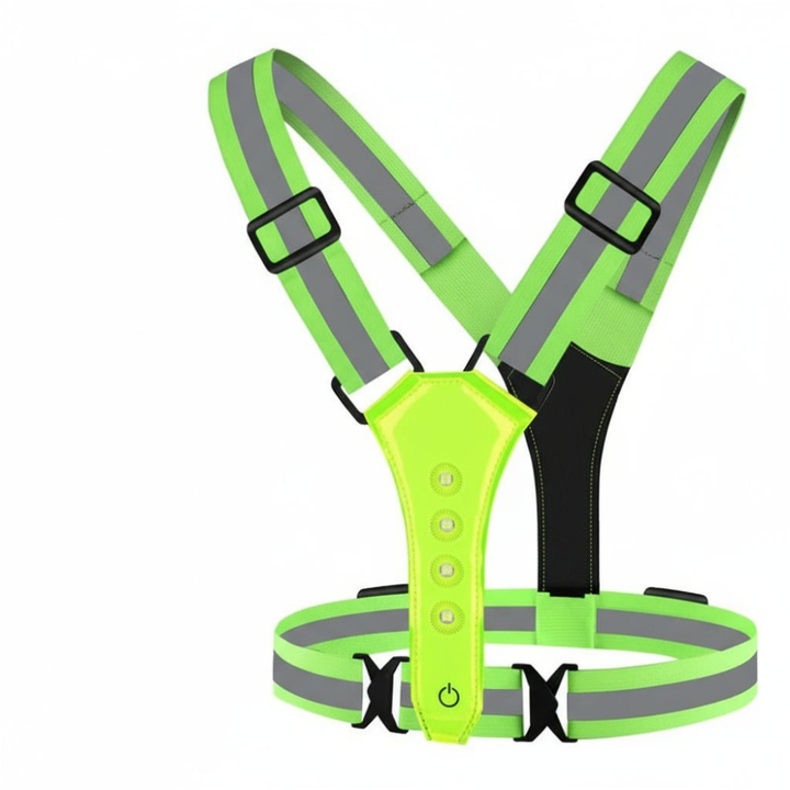 LED Safety Vest Pro – Reflective 360 Visible Vest | Stornfield