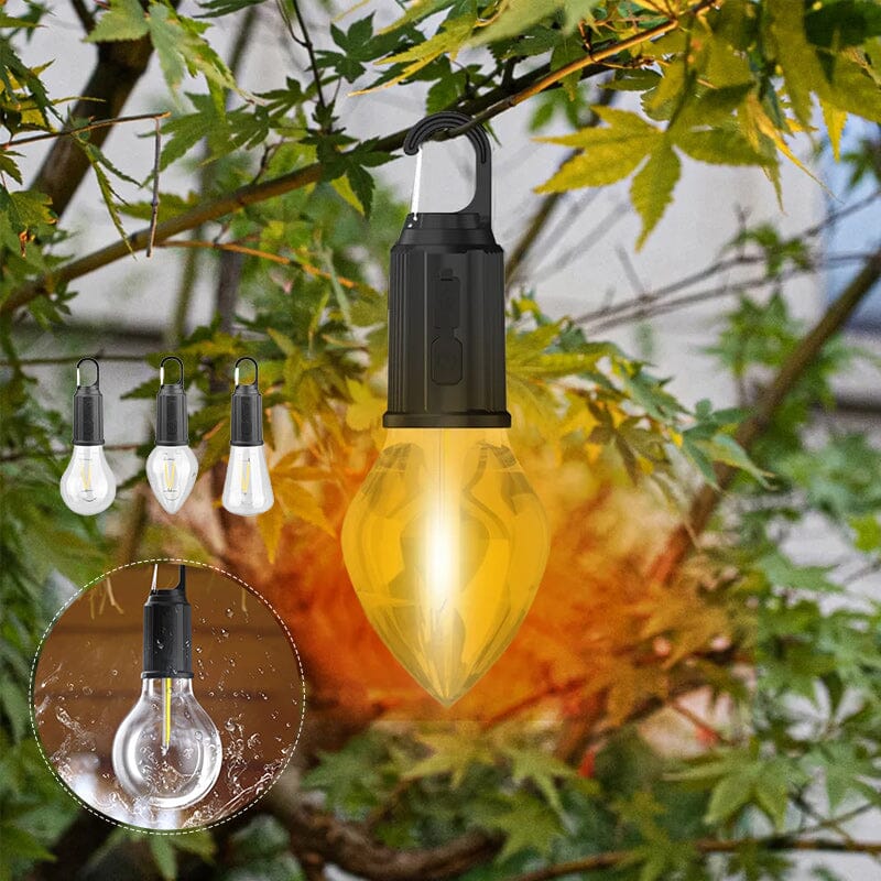 New Outdoor Camping Hanging Type-C Charging Retro Bulb Light | Stornfield
