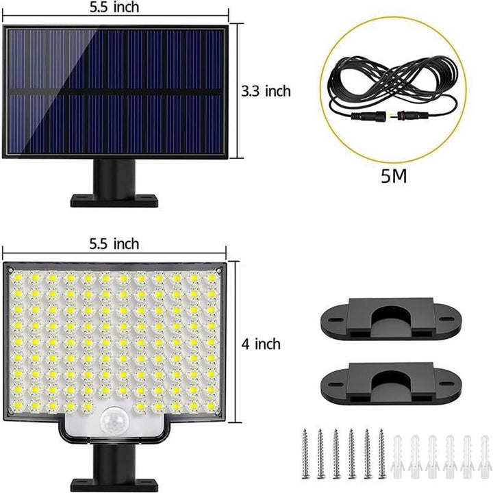 Stornfield | 106 LED Outdoor Solar Light with Motion Sensor